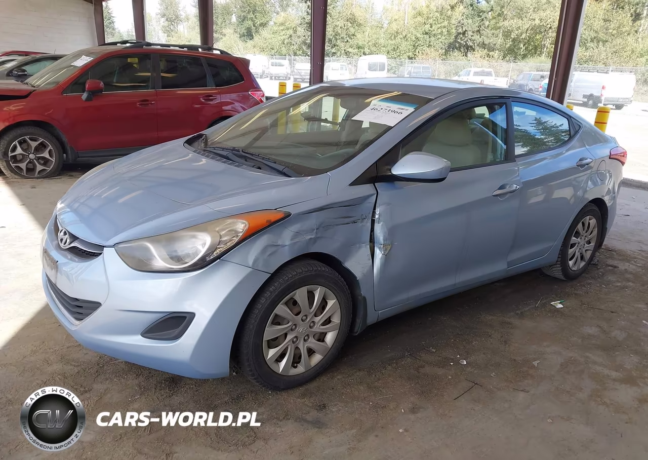 2013 Hyundai Elantra Gls VIN:KMHDH4AE9DU539089 - 2