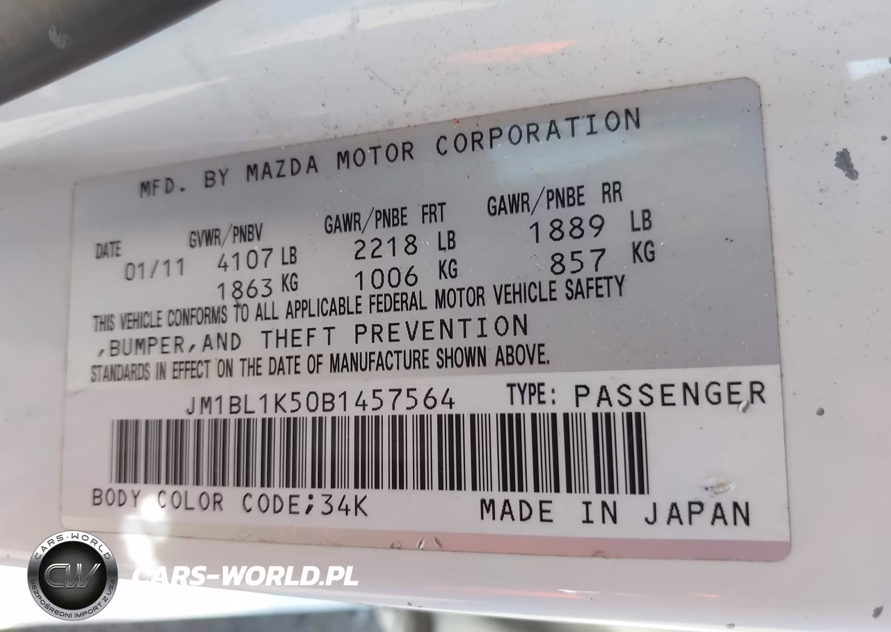 2011 Mazda Mazda3 S Sport VIN:JM1BL1K50B1457564 - 9