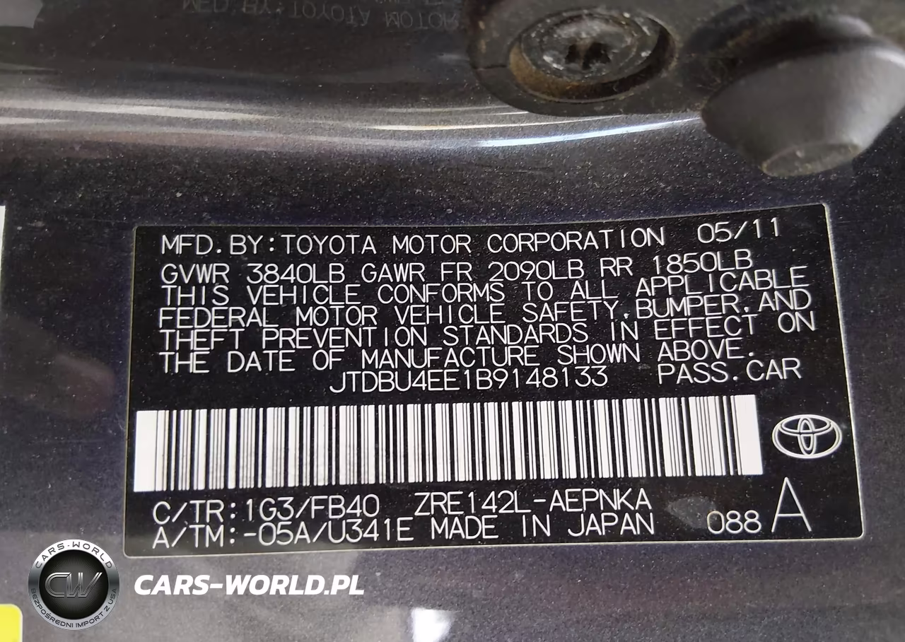 2011 Toyota Corolla Le VIN:JTDBU4EE1B9148133 - 9