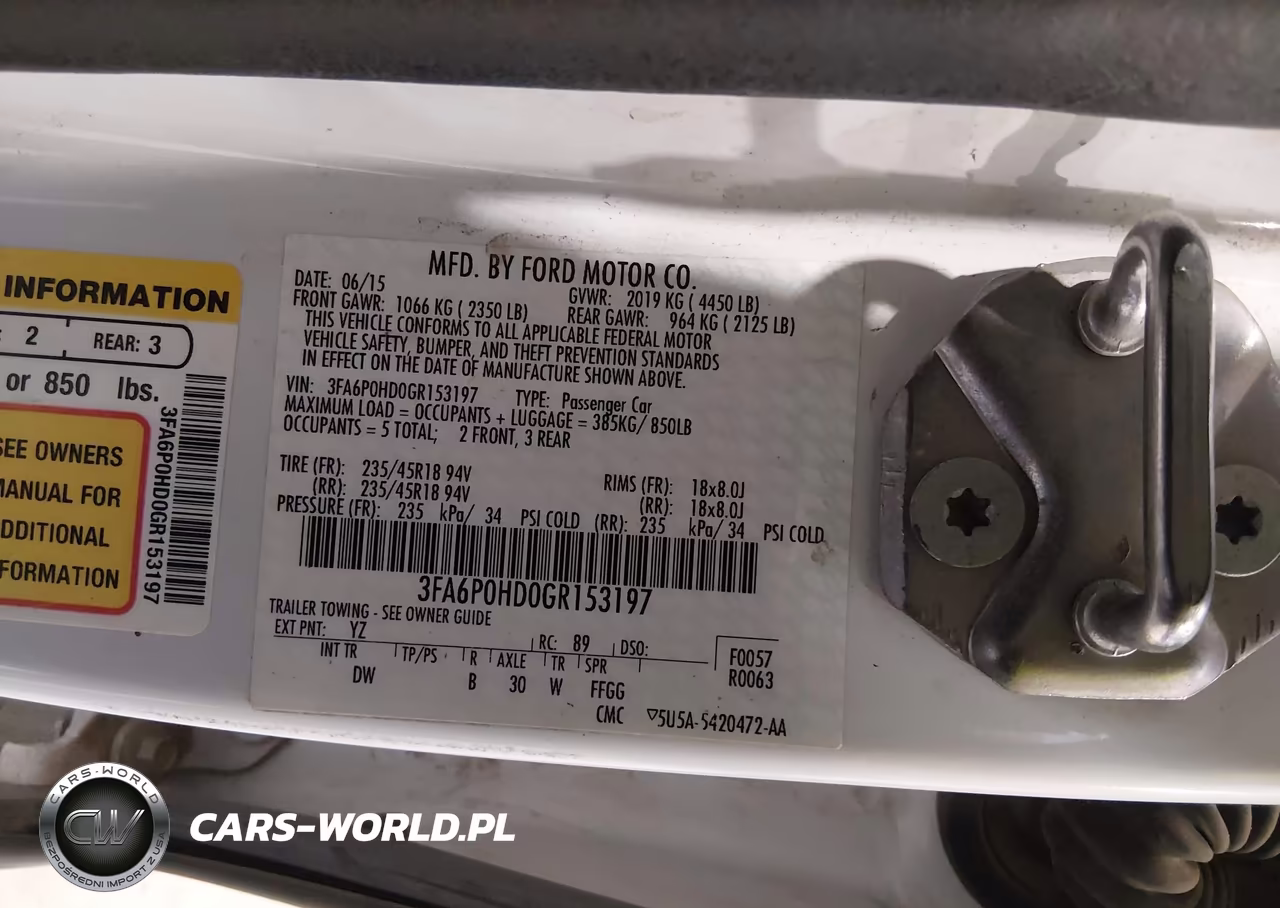 2016 Ford Fusion Se VIN:3FA6P0HD0GR153197 - 9