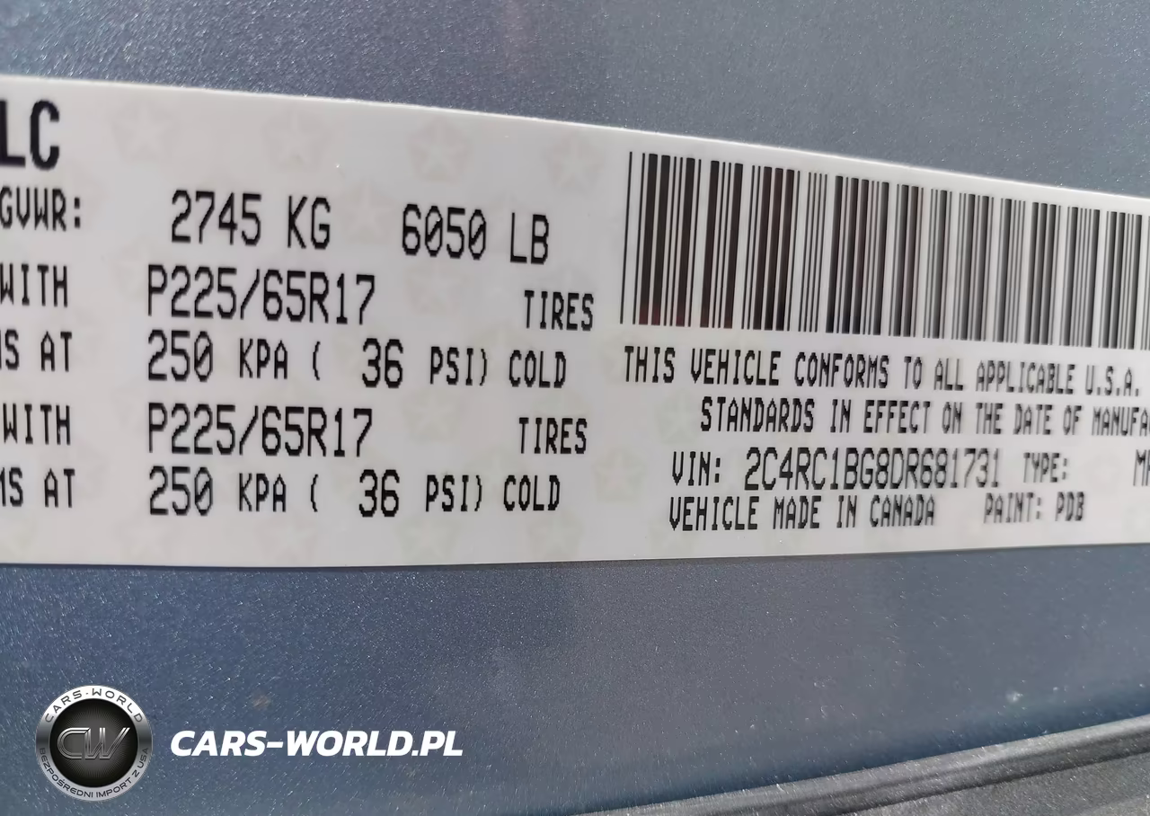 2013 Chrysler Town & Country Touring VIN:2C4RC1BG8DR681731 - 9