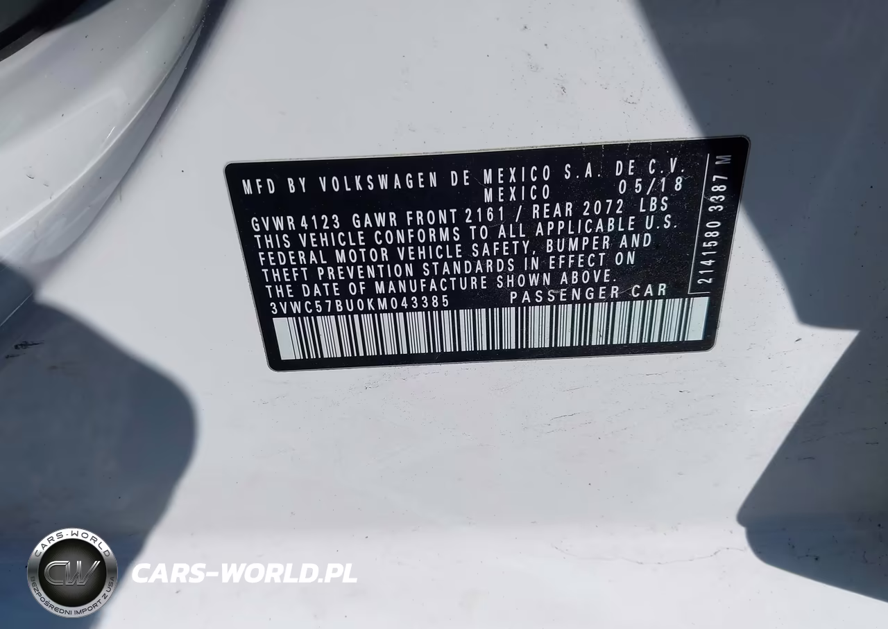 2019 Volkswagen Jetta 1.4T R-Line-1.4T S-1.4T Se VIN:3VWC57BU0KM043385 - 9