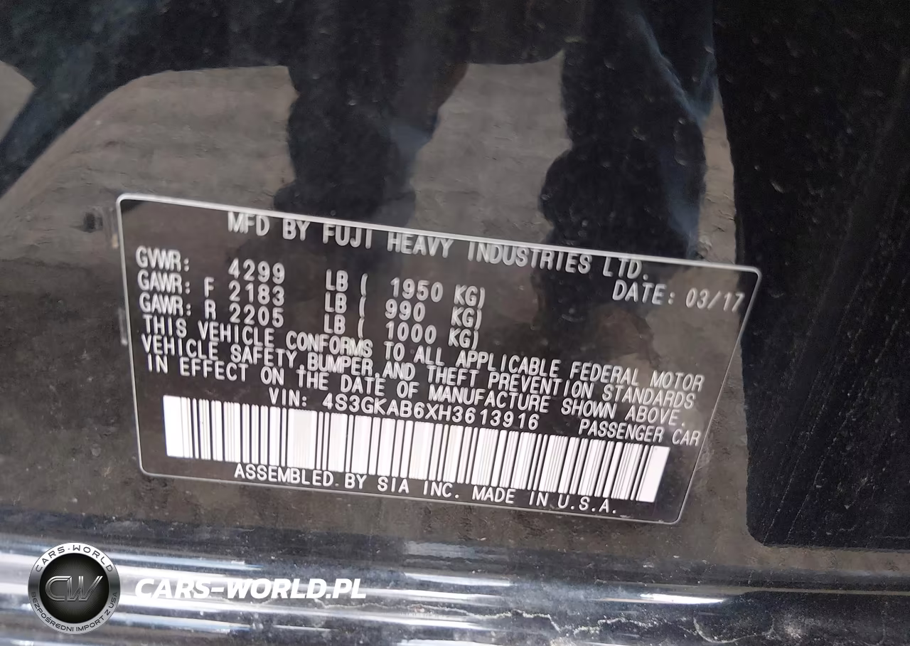 2017 Subaru Impreza 2.0I Premium VIN:4S3GKAB6XH3613916 - 9