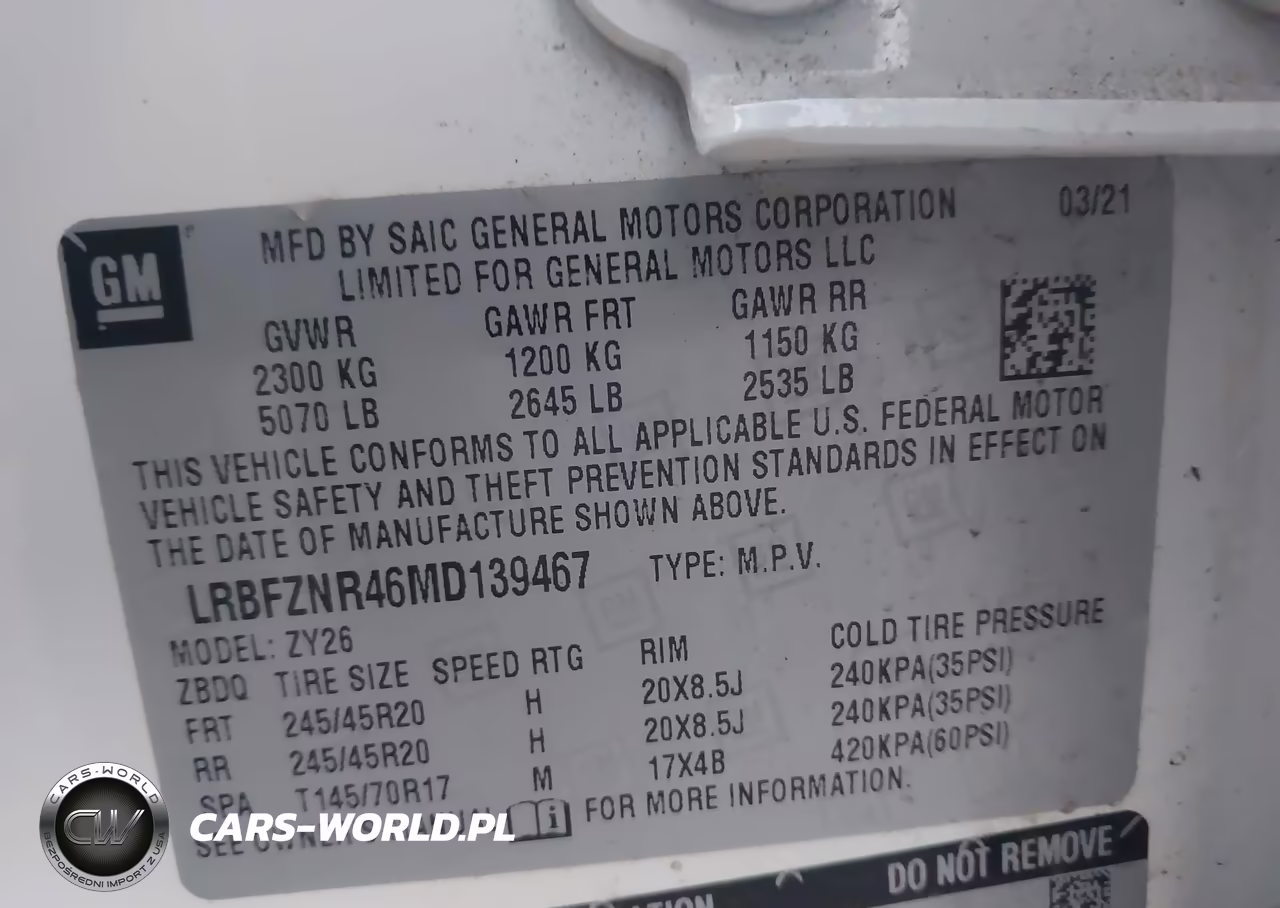 2021 Buick Envision Fwd Essence VIN:LRBFZNR46MD139467 - 9