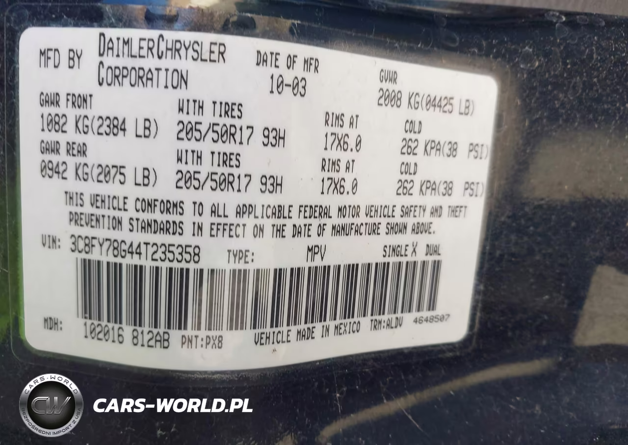 2004 Chrysler Pt Cruiser Gt VIN:3C8FY78G44T235358 - 9