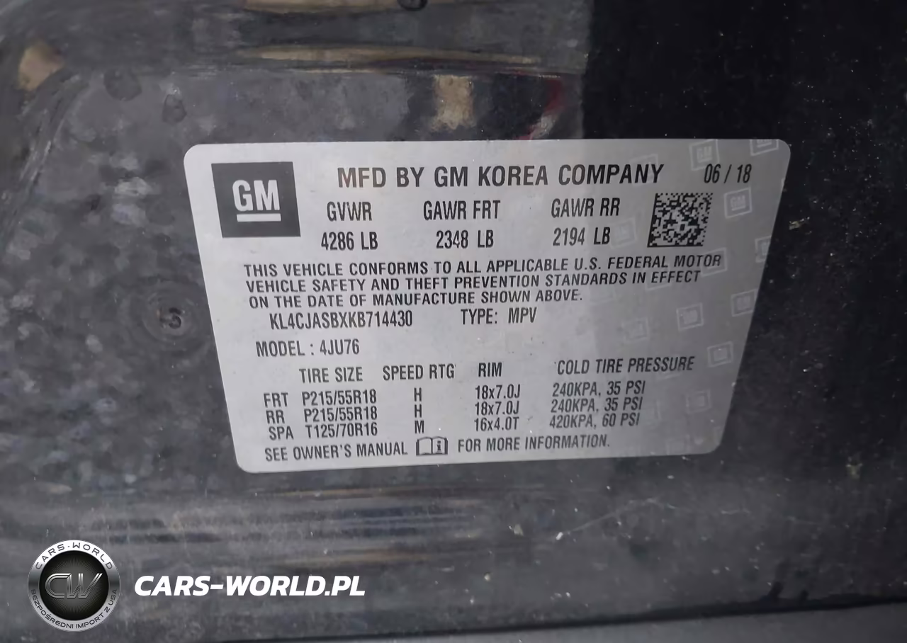 2019 Buick Encore Fwd Preferred VIN:KL4CJASBXKB714430 - 9