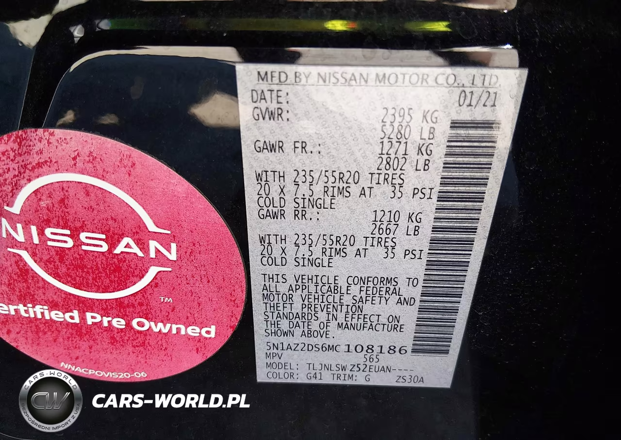 2021 Nissan Murano Platinum Intelligent Awd VIN:5N1AZ2DS6MC108186 - 9
