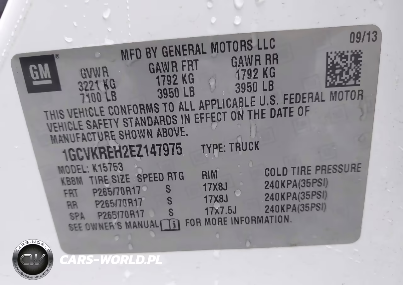 2014 Chevrolet Silverado 1500 1Lt VIN:1GCVKREH2EZ147975 - 9
