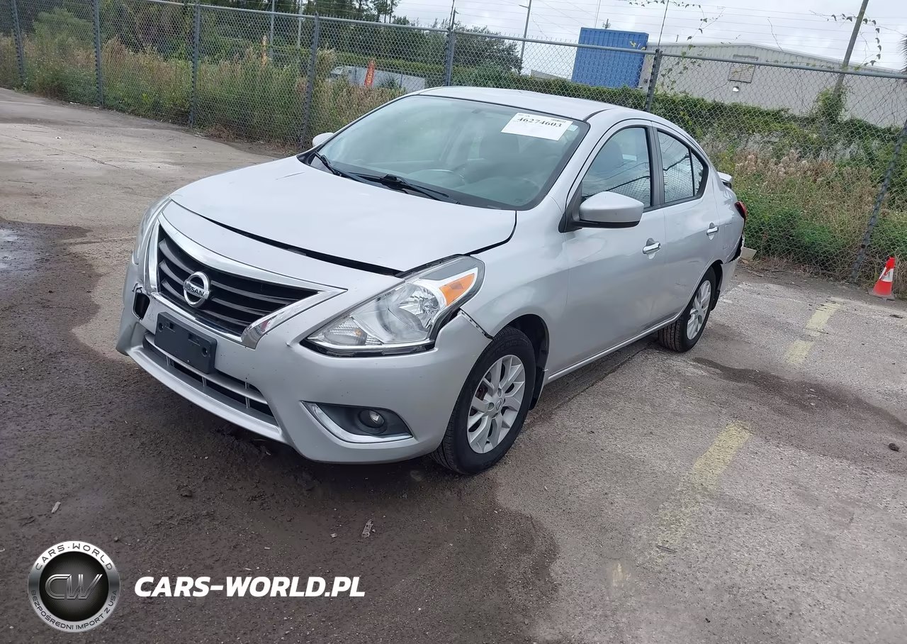 2019 Nissan Versa 1.6 Sv VIN:3N1CN7AP0KL827184 - 2