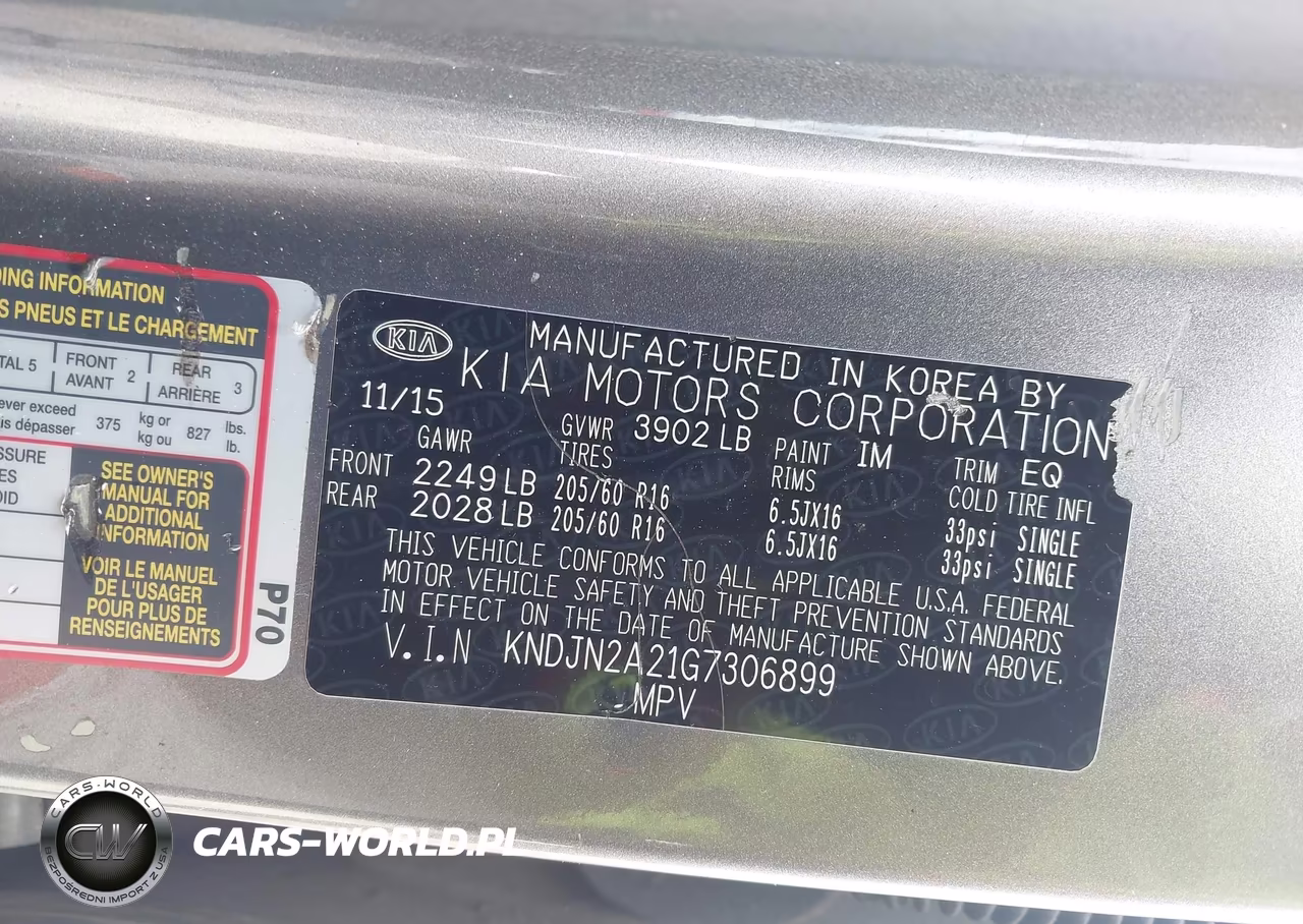 2016 Kia Soul VIN:KNDJN2A21G7306899 - 9
