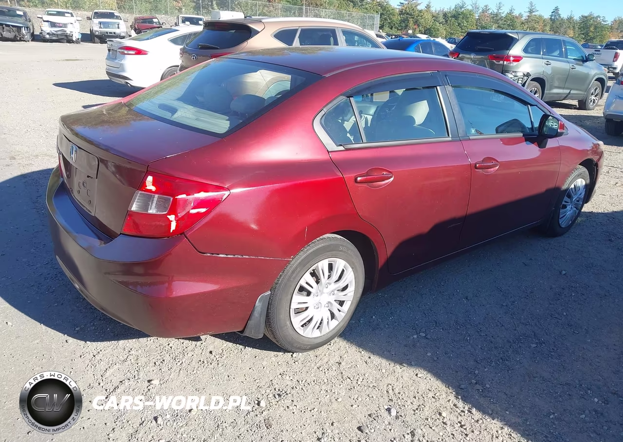 2012 Honda Civic Lx VIN:2HGFB2F55CH546412 - 4