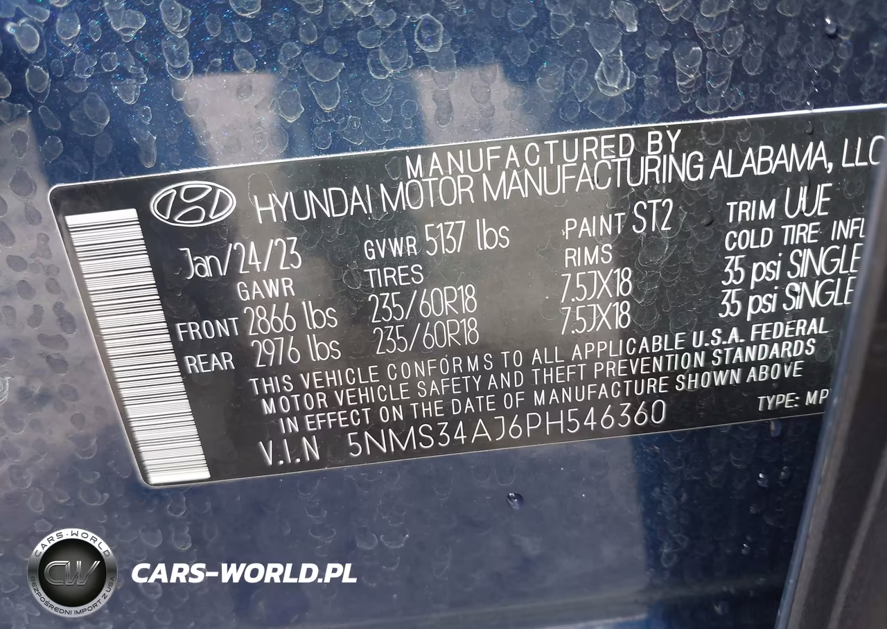 2023 Hyundai Santa Fe Sel VIN:5NMS34AJ6PH546360 - 9