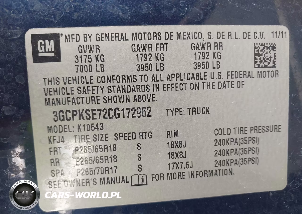 2012 Chevrolet Silverado 1500 Lt VIN:3GCPKSE72CG172962 - 9