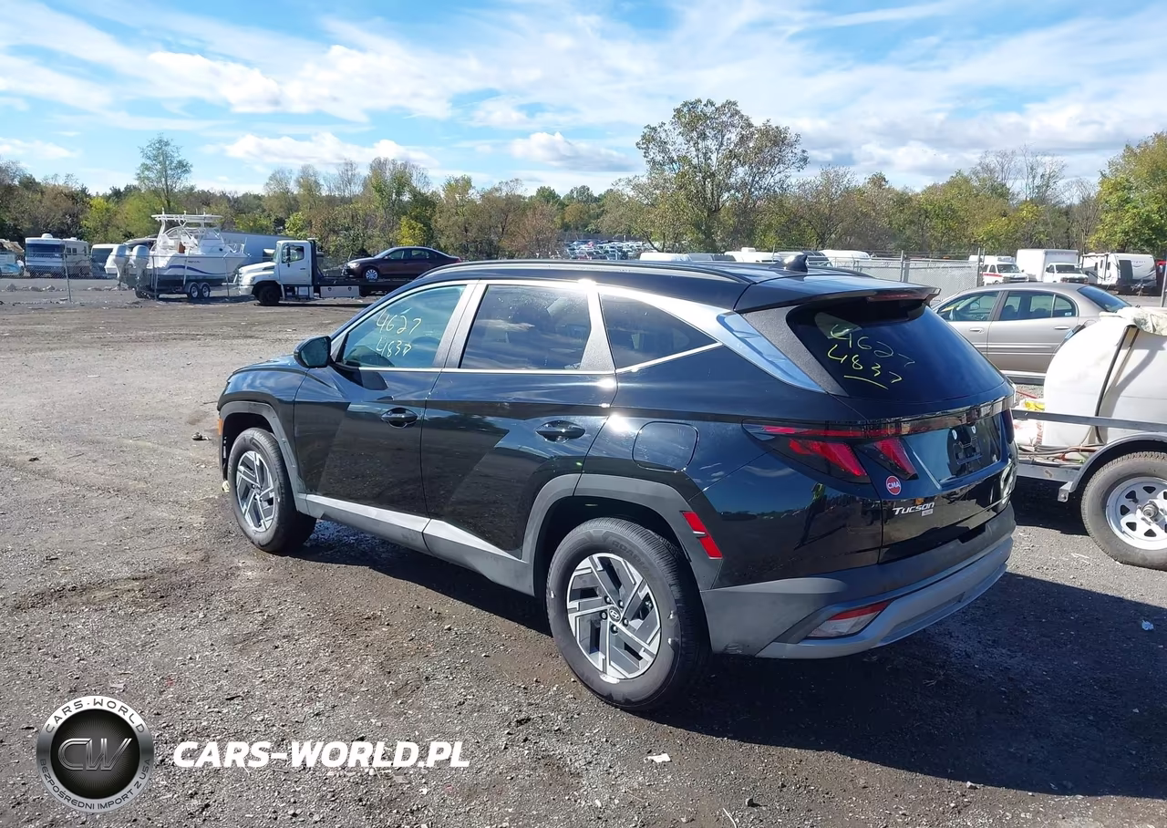 2025 Hyundai Tucson Hybrid Blue VIN:KM8JBDD13SU341361 - 3
