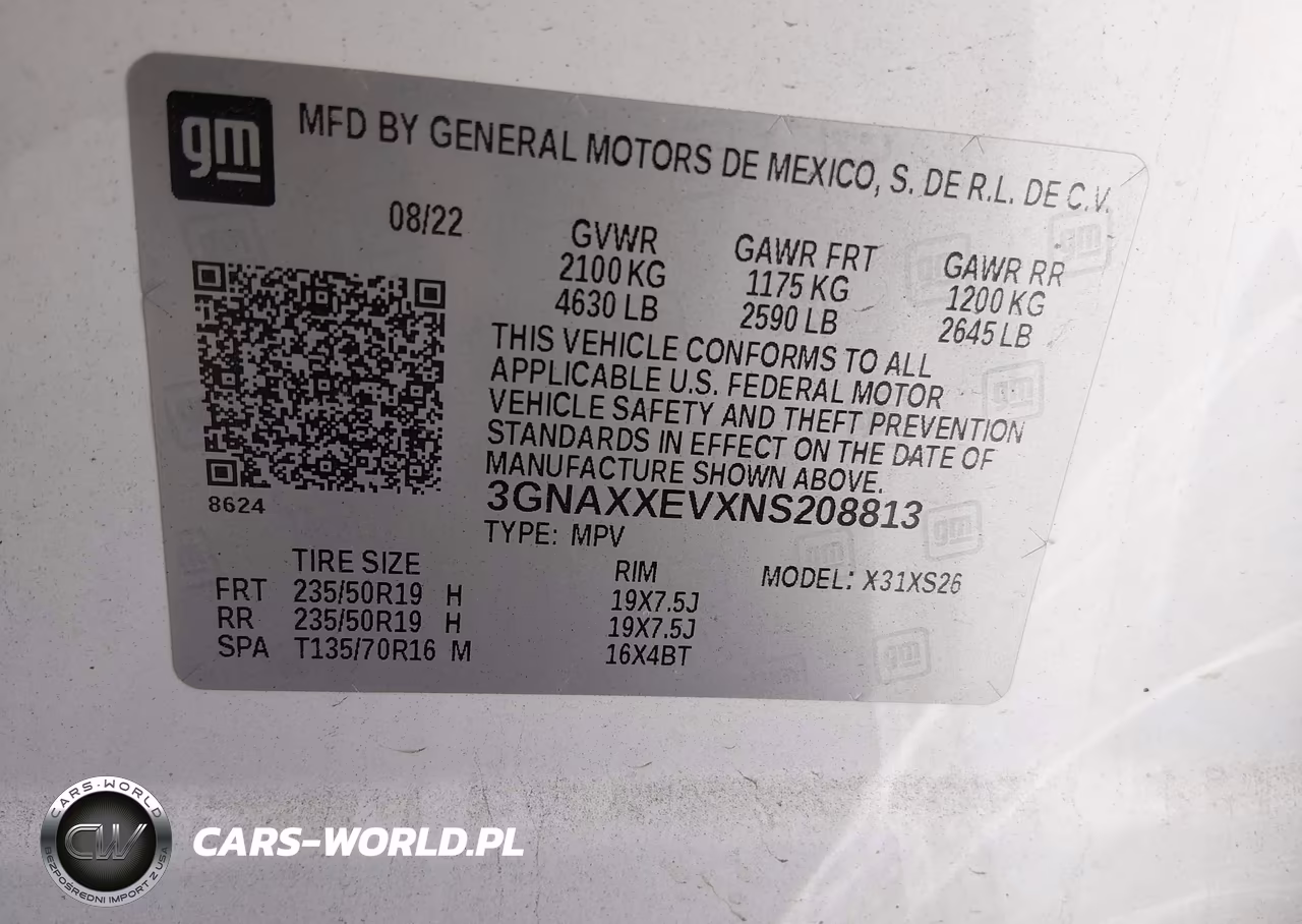 2022 Chevrolet Equinox Awd Premier VIN:3GNAXXEVXNS208813 - 9
