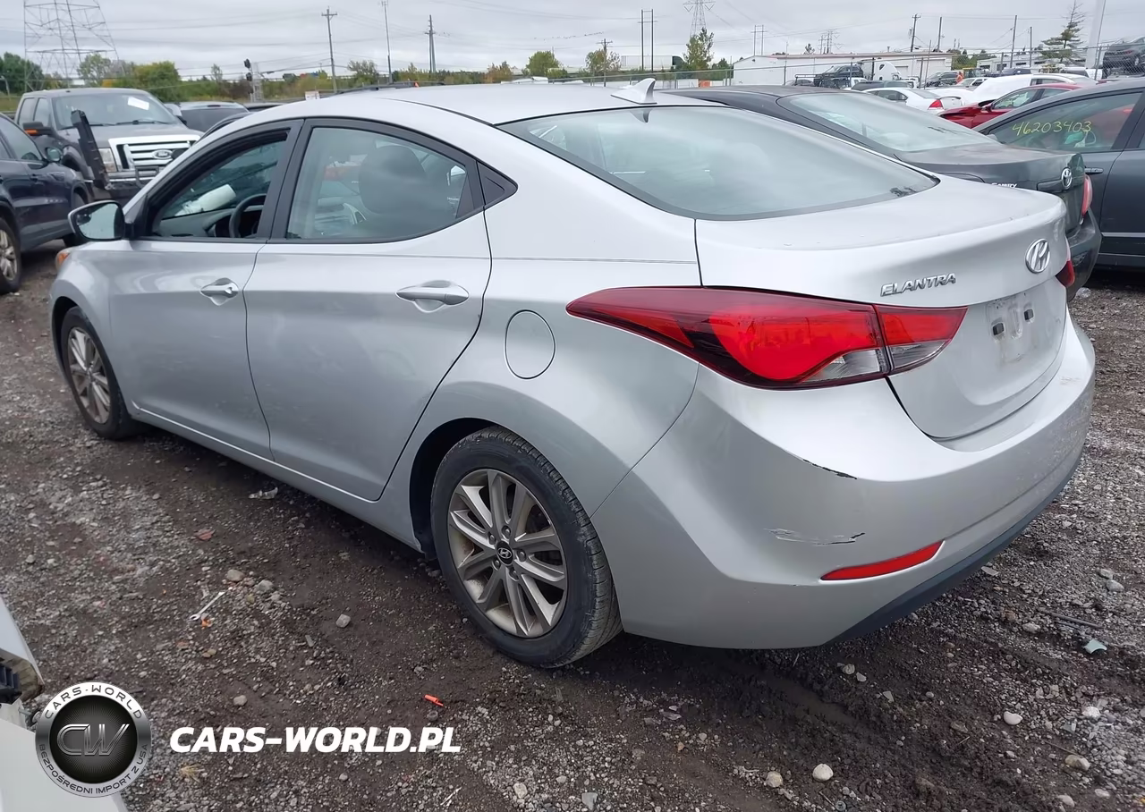2015 Hyundai Elantra Se VIN:5NPDH4AE2FH611770 - 3