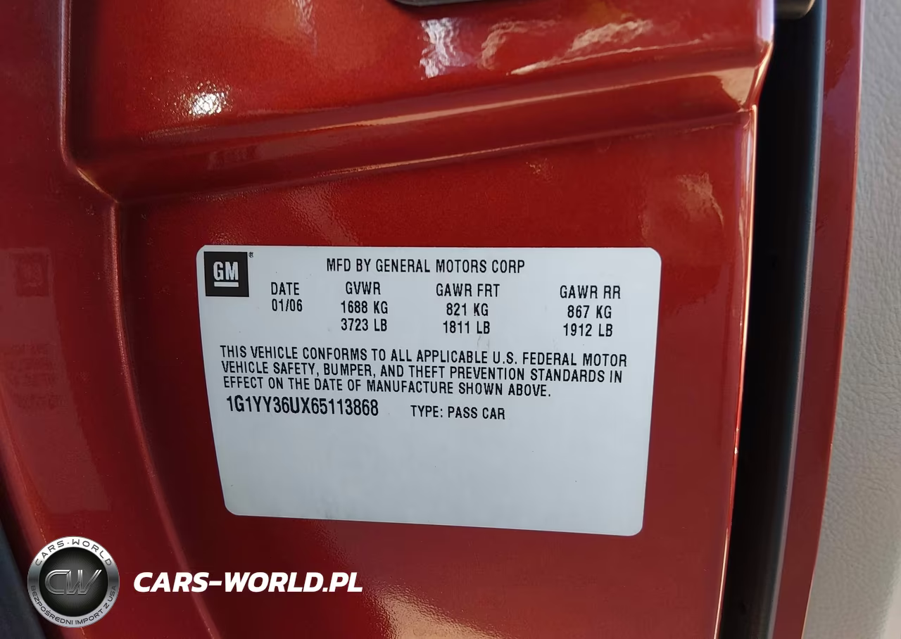 2006 Chevrolet Corvette VIN:1G1YY36UX65113868 - 9
