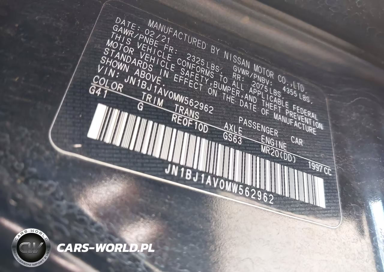 2021 Nissan Rogue Sport S Fwd Xtronic Cvt VIN:JN1BJ1AV0MW562962 - 9