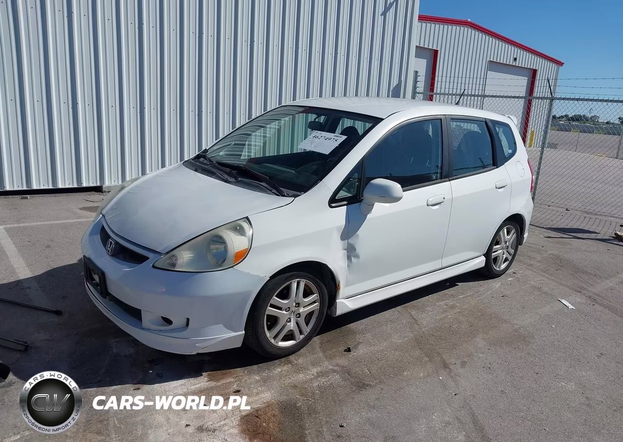2007 Honda Fit Sport VIN:JHMGD38687S052129 - 2