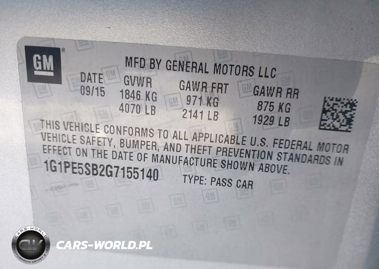 2016 Chevrolet Cruze Limited 1Lt Auto VIN:1G1PE5SB2G7155140 - 9