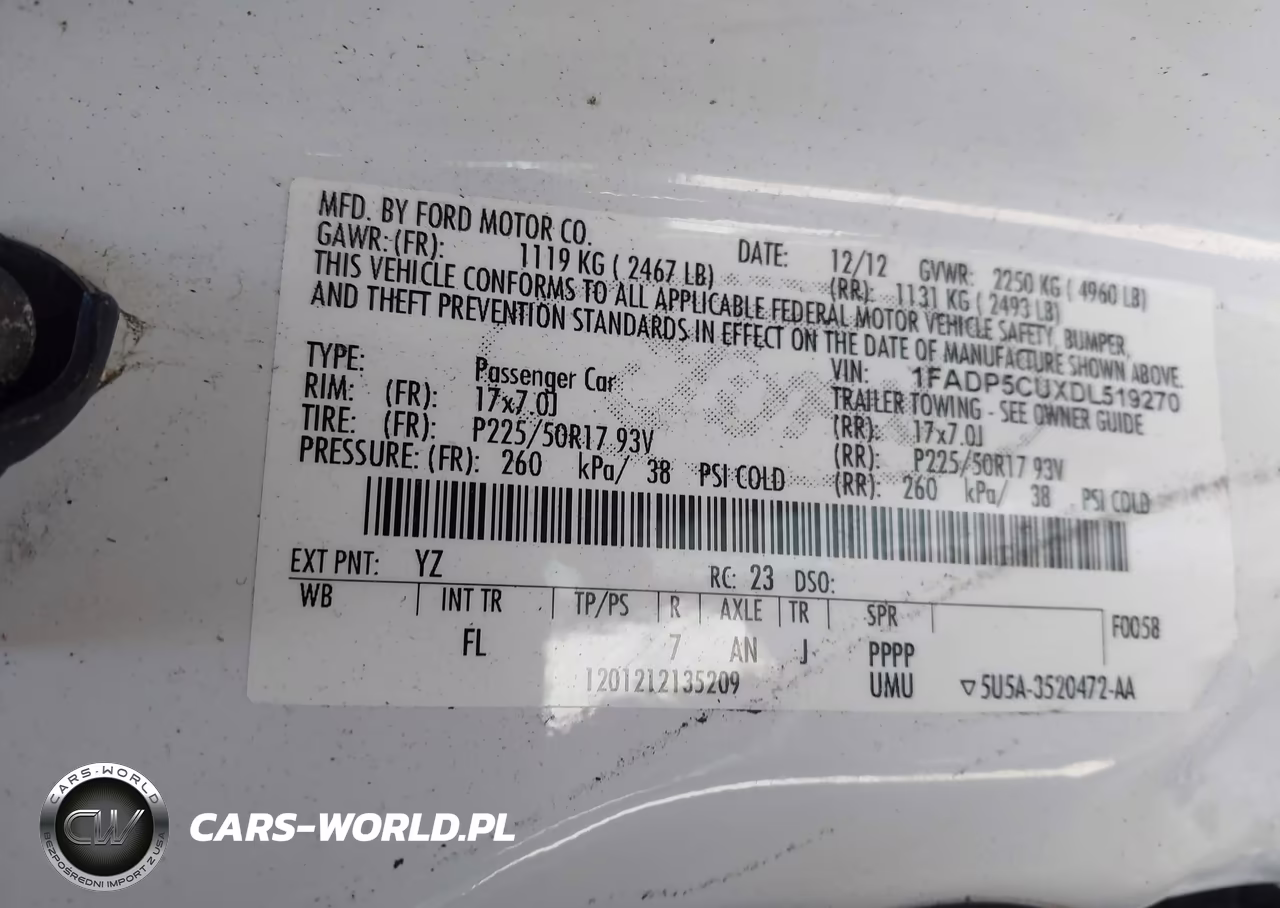 2013 Ford C-Max Energi Sel VIN:1FADP5CUXDL519270 - 9
