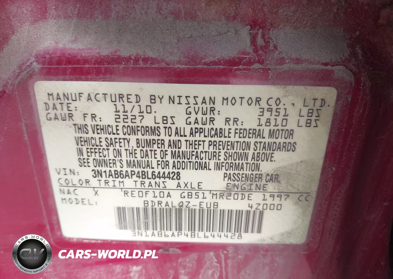 2011 Nissan Sentra 2.0 VIN:3N1AB6AP4BL644428 - 9