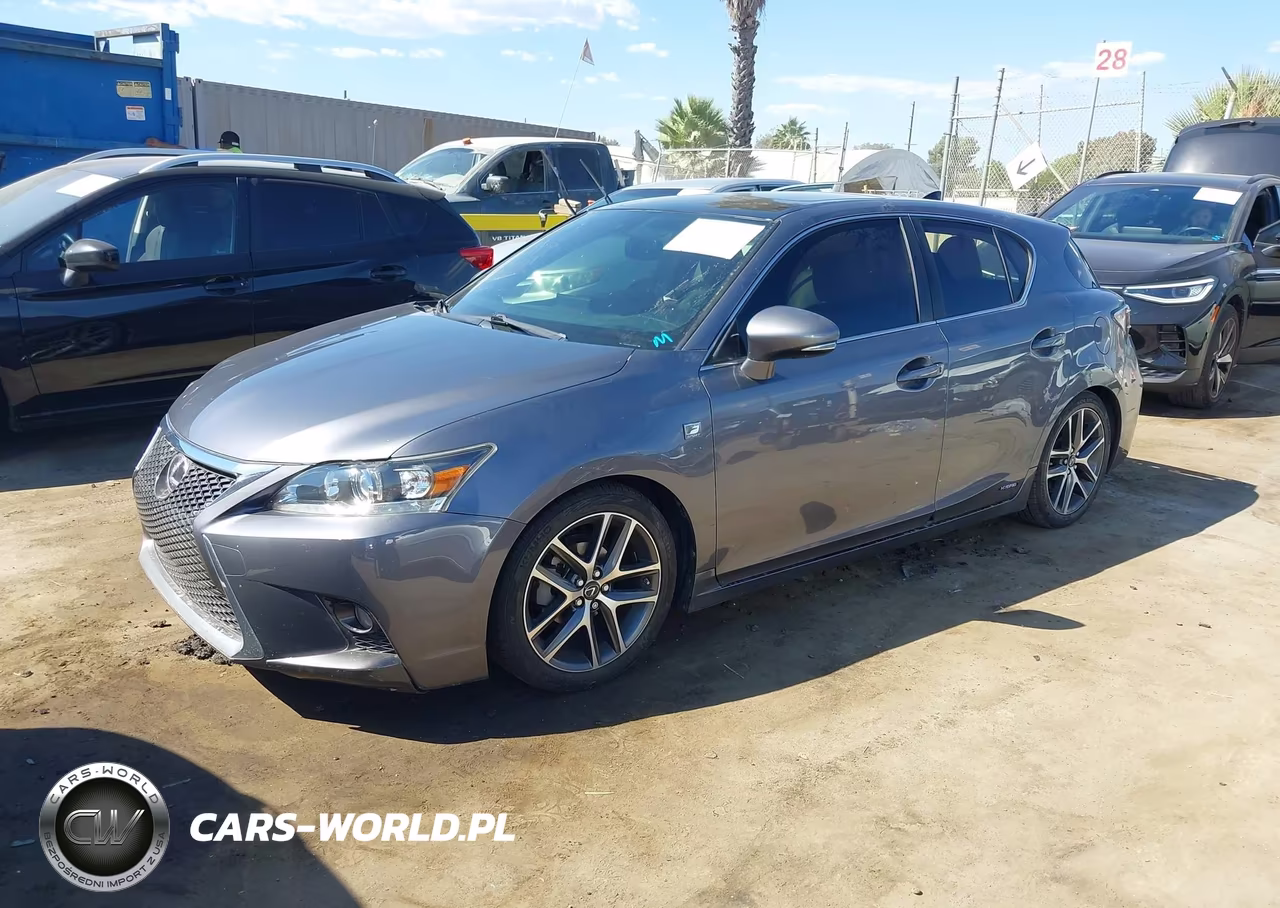 2016 Lexus Ct 200 VIN:JTHKD5BH3G2268647 - 2