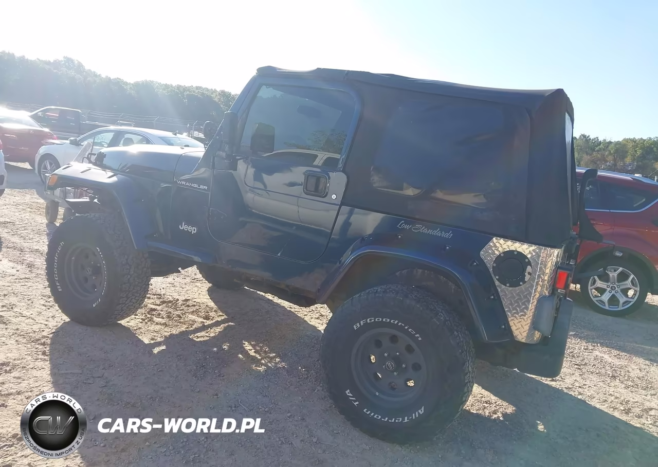 2002 Jeep Wrangler Sport VIN:1J4FA49S32P739368 - 3