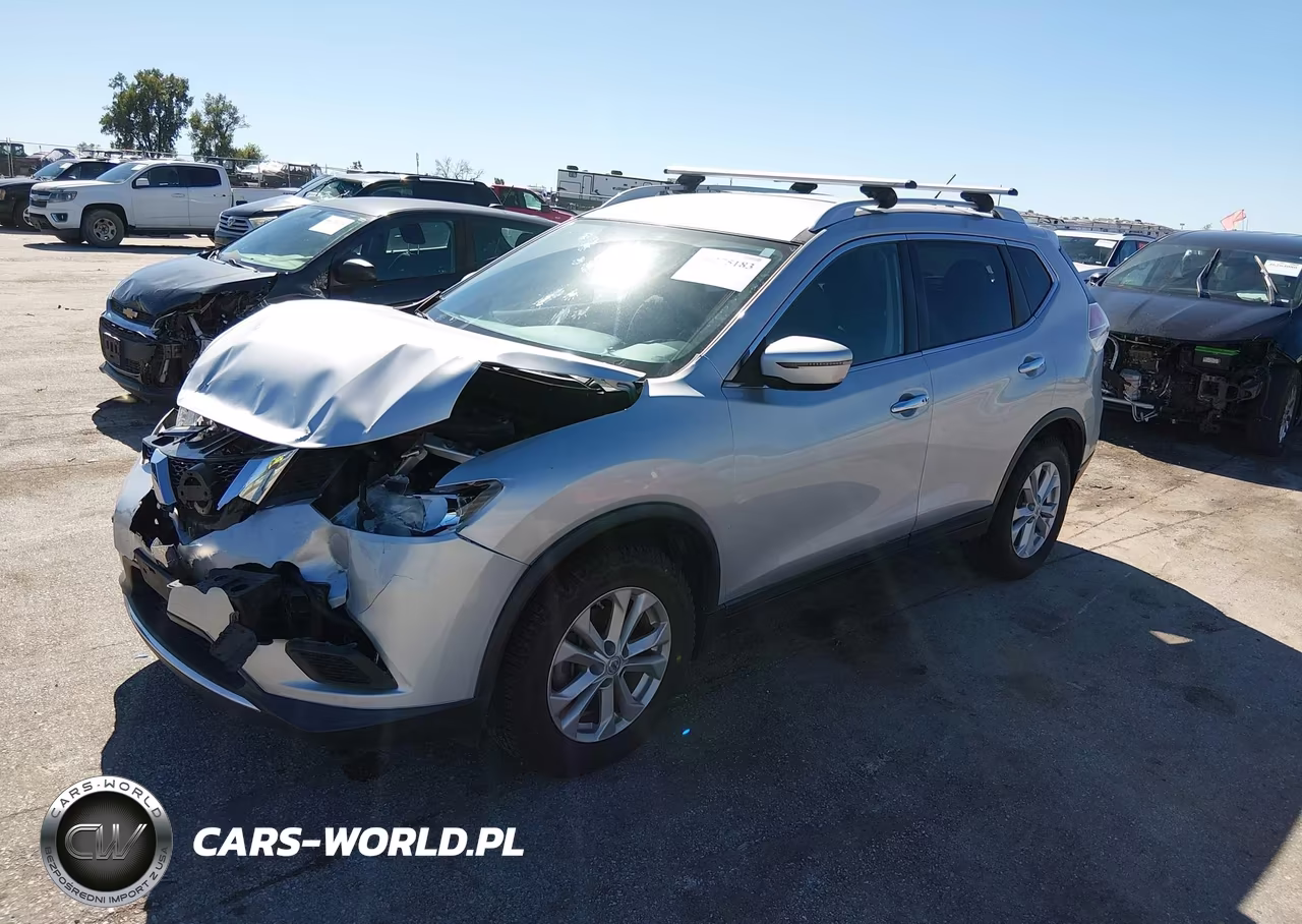 2016 Nissan Rogue Sv VIN:KNMAT2MV9GP650461 - 2