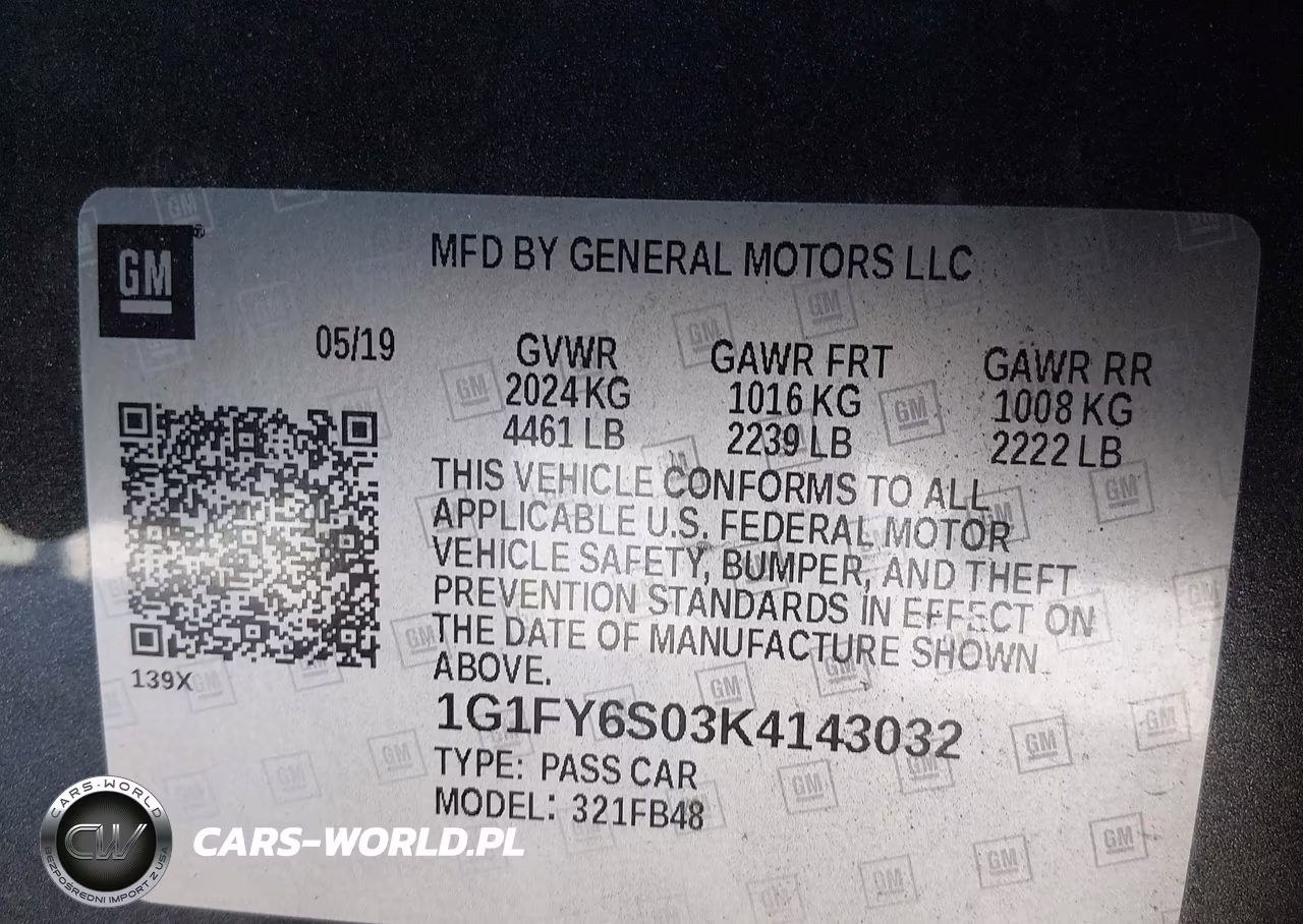 2019 Chevrolet Bolt Ev Lt VIN:1G1FY6S03K4143032 - 9
