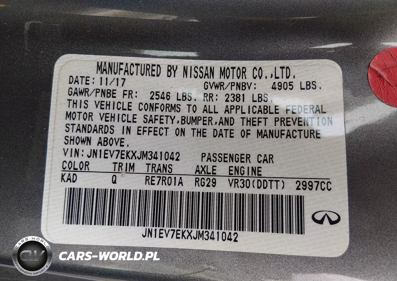 2018 Infiniti Q60 3.0T Sport VIN:JN1EV7EKXJM341042 - 9
