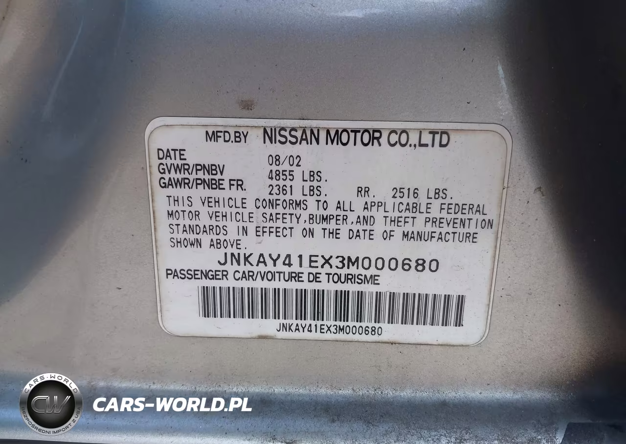 2003 Infiniti M45 Sport VIN:JNKAY41EX3M000680 - 9