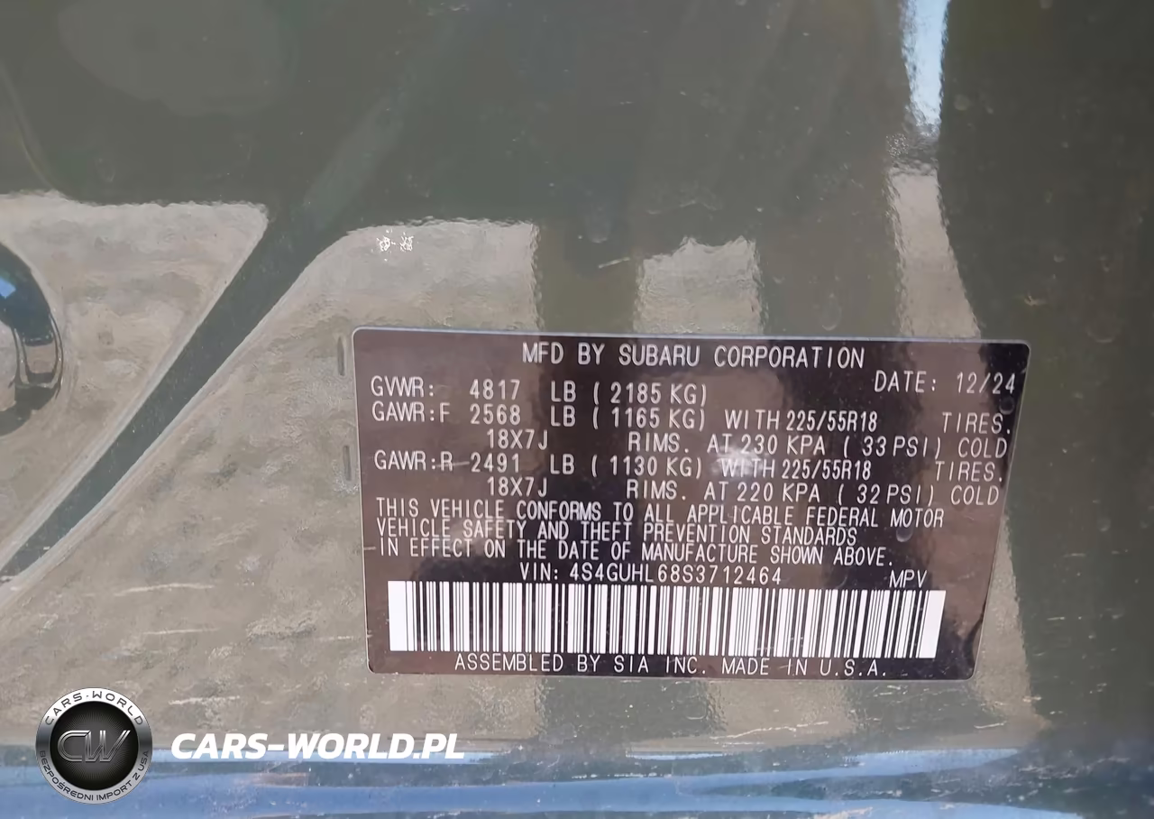 2025 Subaru Crosstrek Limited VIN:4S4GUHL68S3712464 - 9