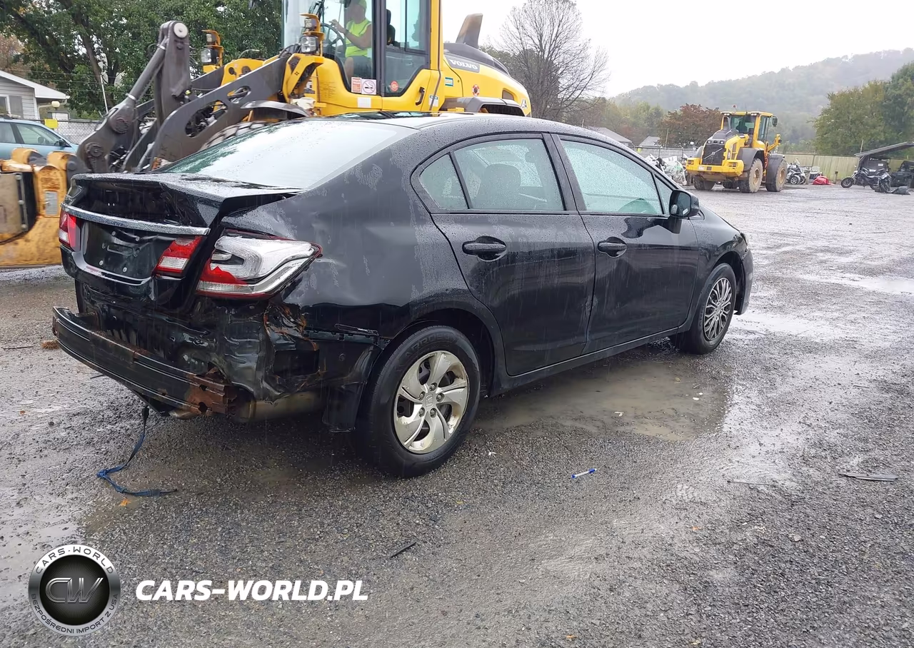 2013 Honda Civic Lx VIN:19XFB2F54DE044552 - 4