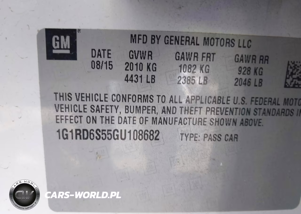 2016 Chevrolet Volt Premier VIN:1G1RD6S55GU108682 - 9