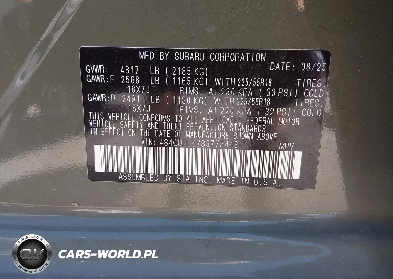 2025 Subaru Crosstrek Limited VIN:4S4GUHL67S3775443 - 9