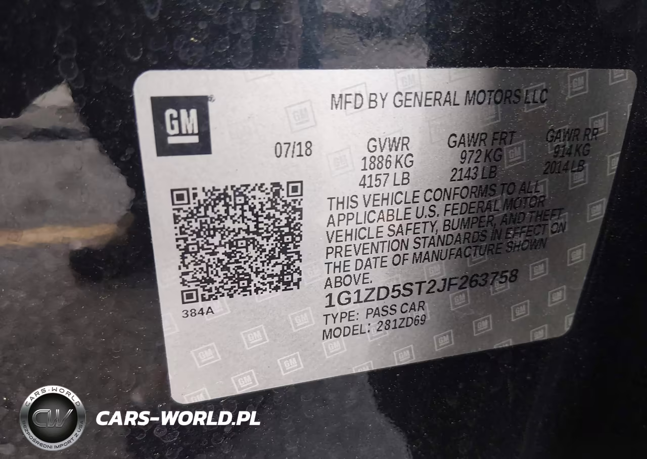 2018 Chevrolet Malibu Lt VIN:1G1ZD5ST2JF263758 - 9