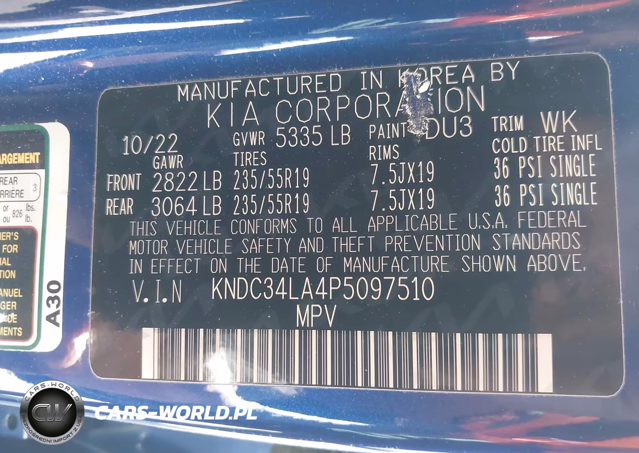 2023 Kia Ev6 Wind VIN:KNDC34LA4P5097510 - 9