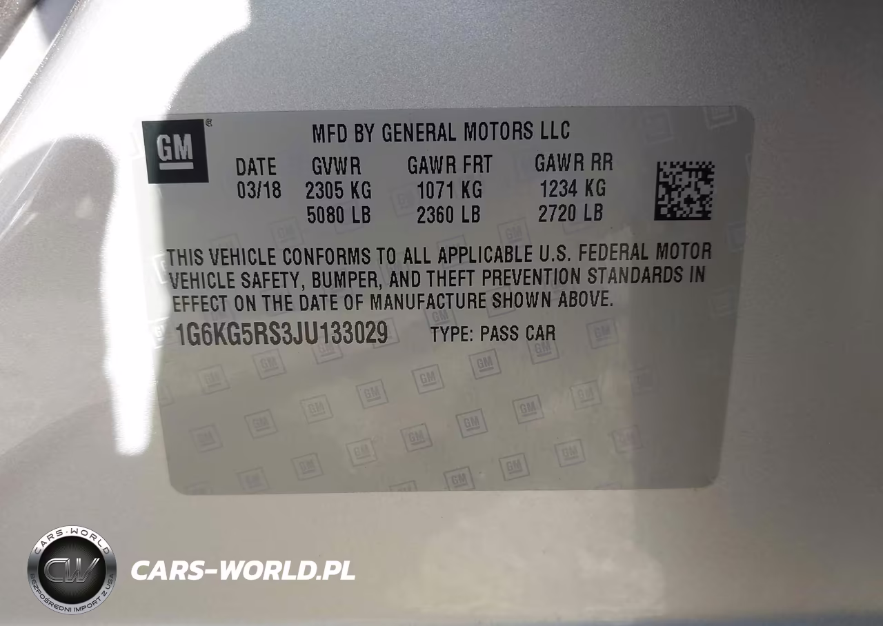 2018 Cadillac Ct6 Premium Luxury VIN:1G6KG5RS3JU133029 - 9