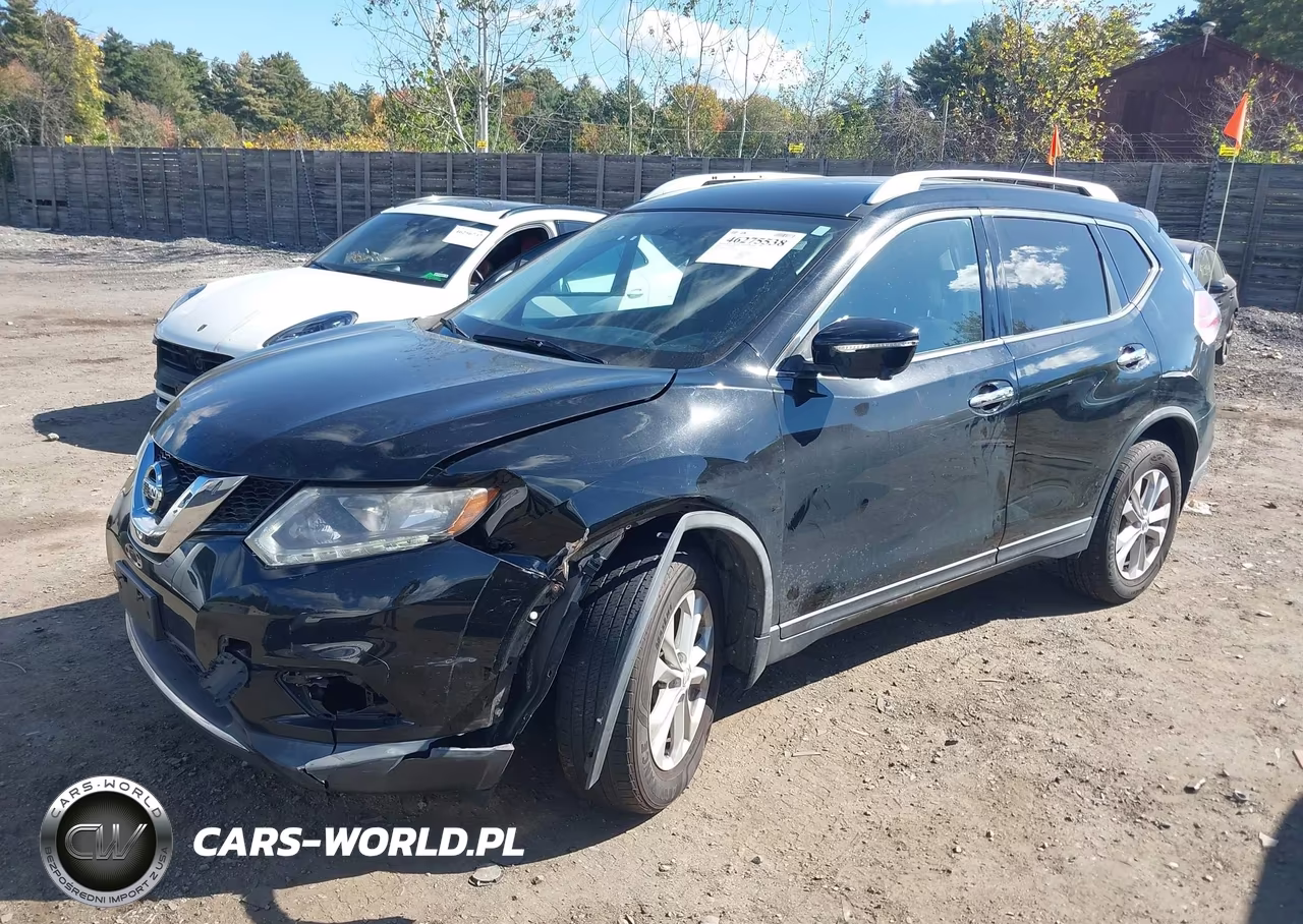 2015 Nissan Rogue Sv VIN:KNMAT2MV3FP578493 - 2