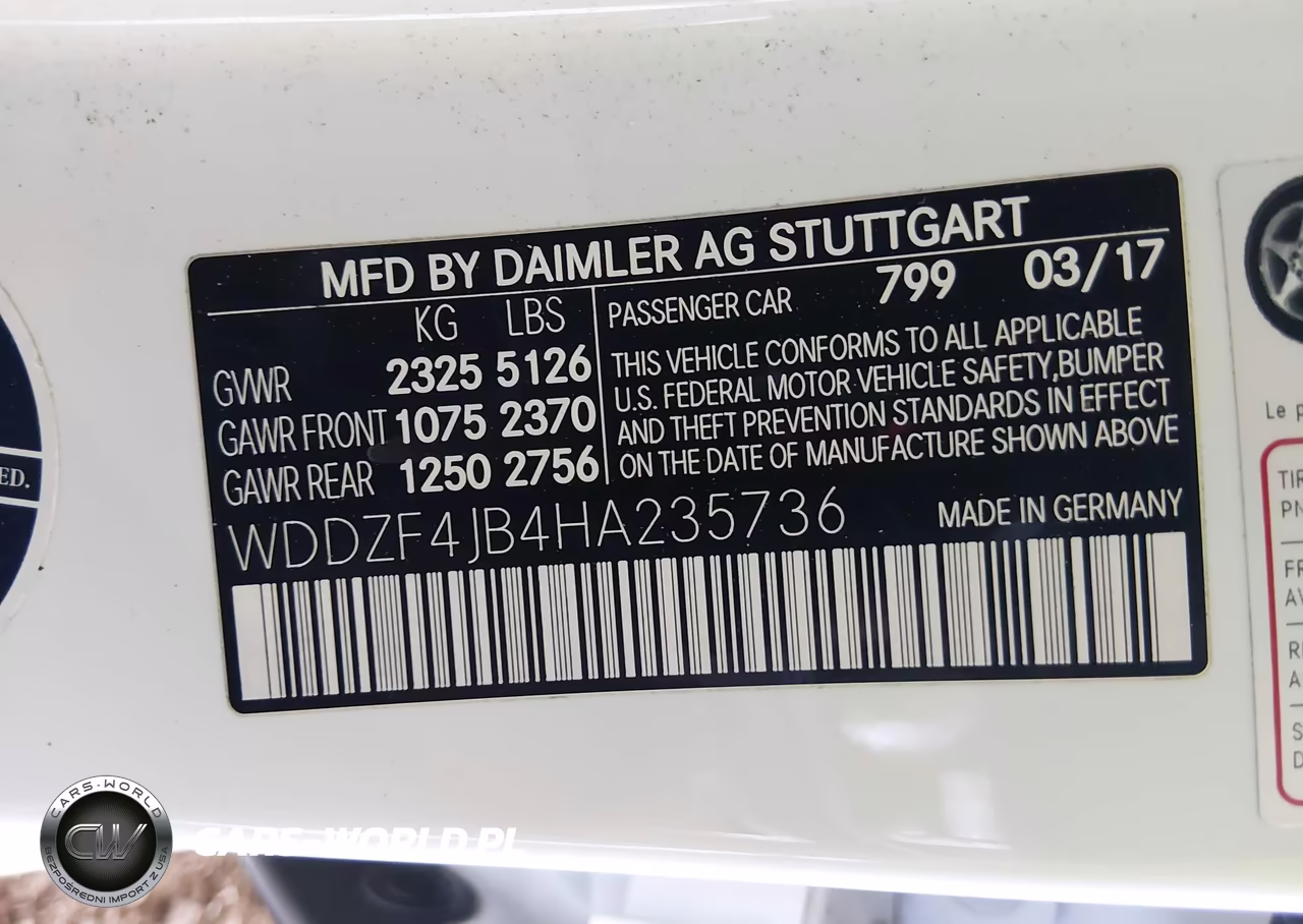 2017 Mercedes-Benz E 300 VIN:WDDZF4JB4HA235736 - 9