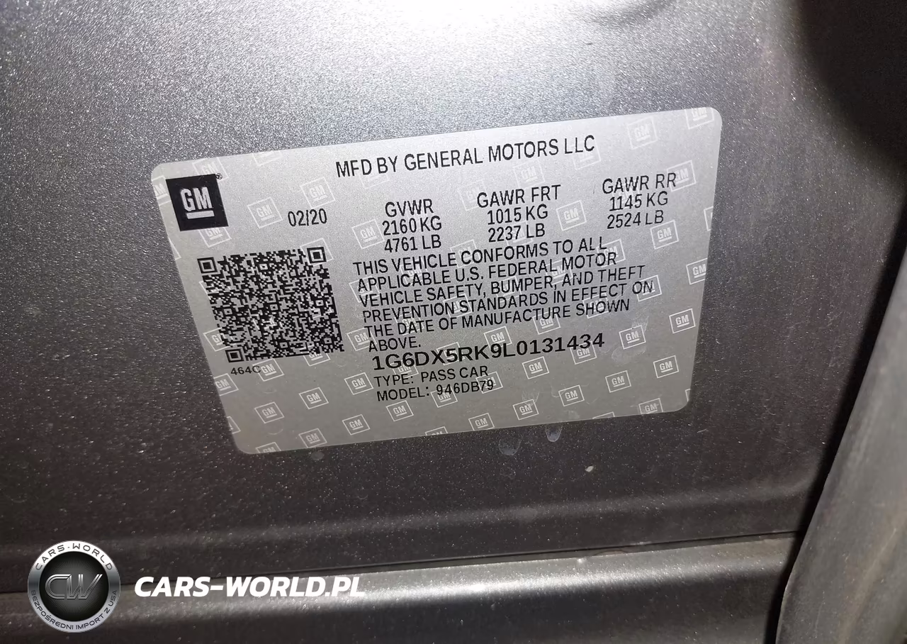 2020 Cadillac Ct5 Luxury VIN:1G6DX5RK9L0131434 - 9