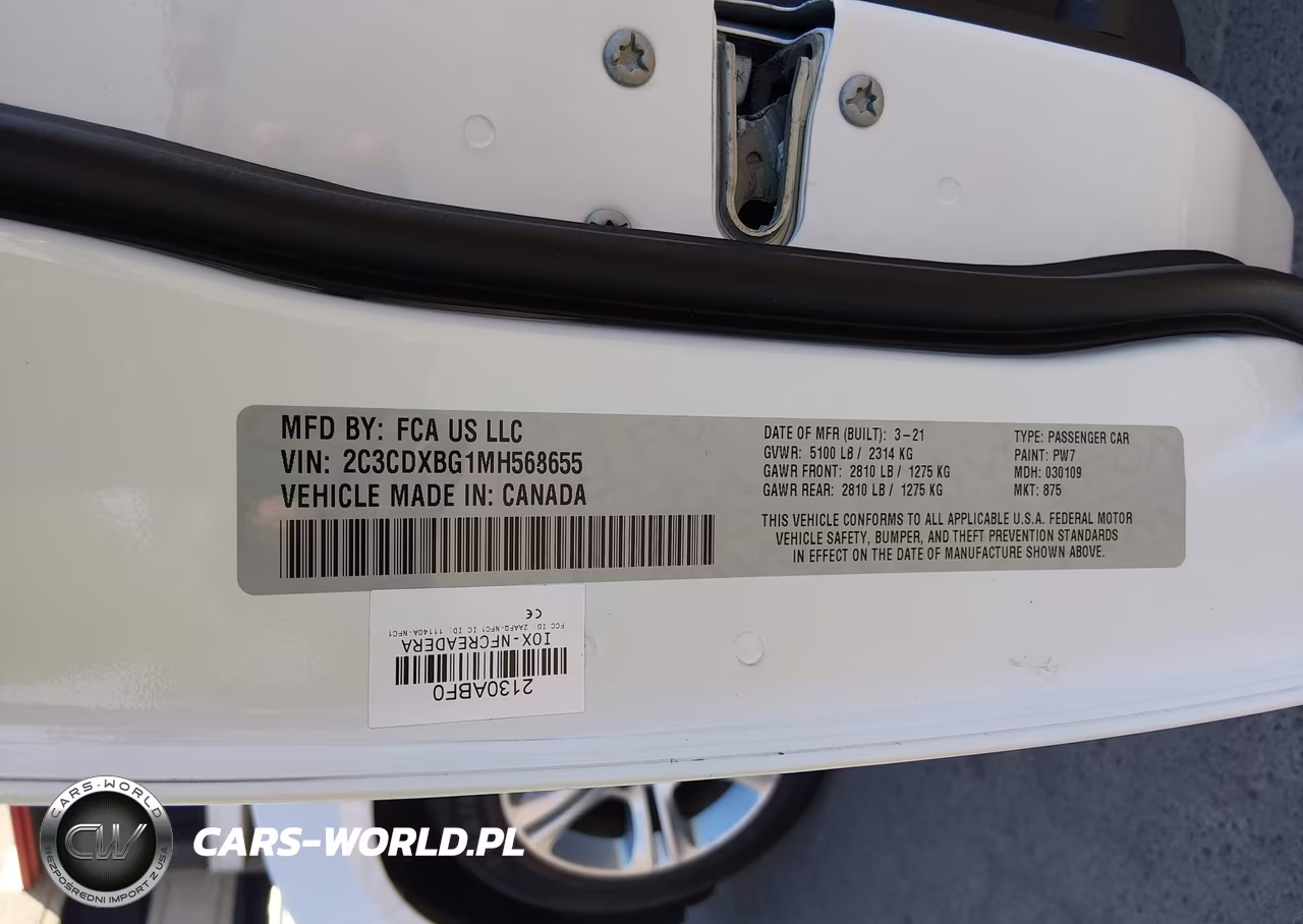 2021 Dodge Charger Sxt Rwd VIN:2C3CDXBG1MH568655 - 9