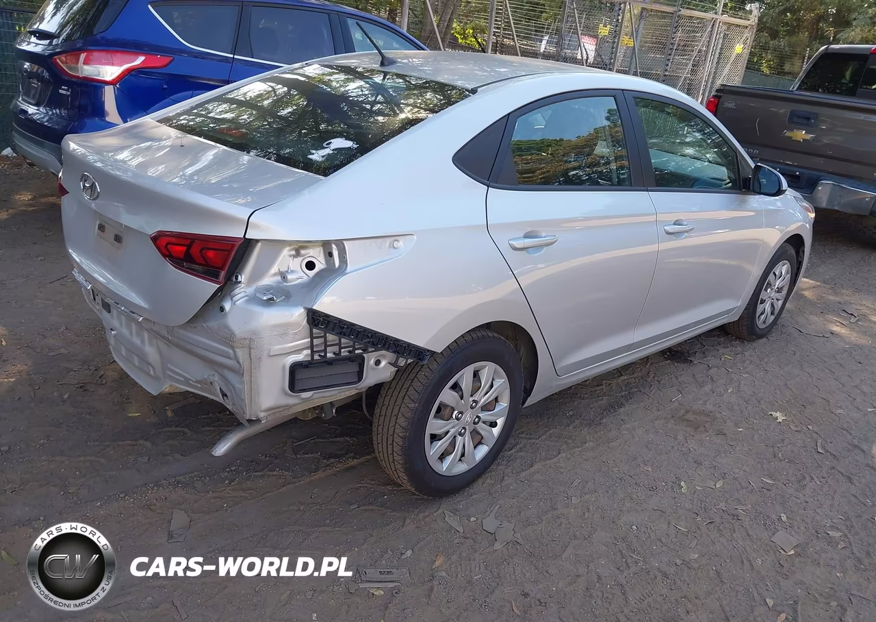 2022 Hyundai Accent Se VIN:3KPC24A68NE176326 - 4