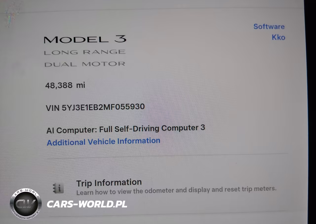 2021 Tesla Model 3 VIN:5YJ3E1EB2MF055930 - 7