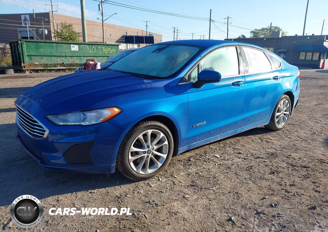 2019 Ford Fusion Se VIN:3FA6P0LU7KR197455 - 2
