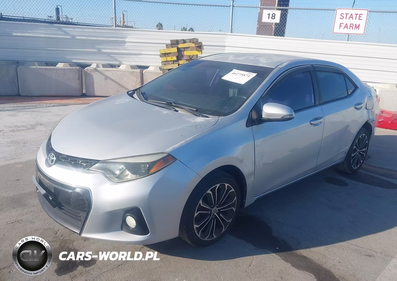 2014 Toyota Corolla S Plus VIN:5YFBURHE9EP109698 - 2