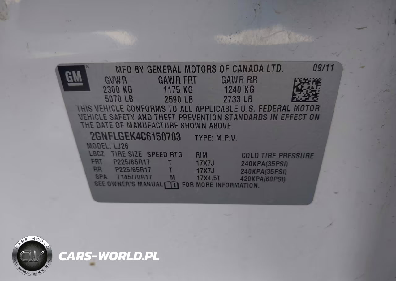 2012 Chevrolet Equinox Ltz VIN:2GNFLGEK4C6150703 - 9