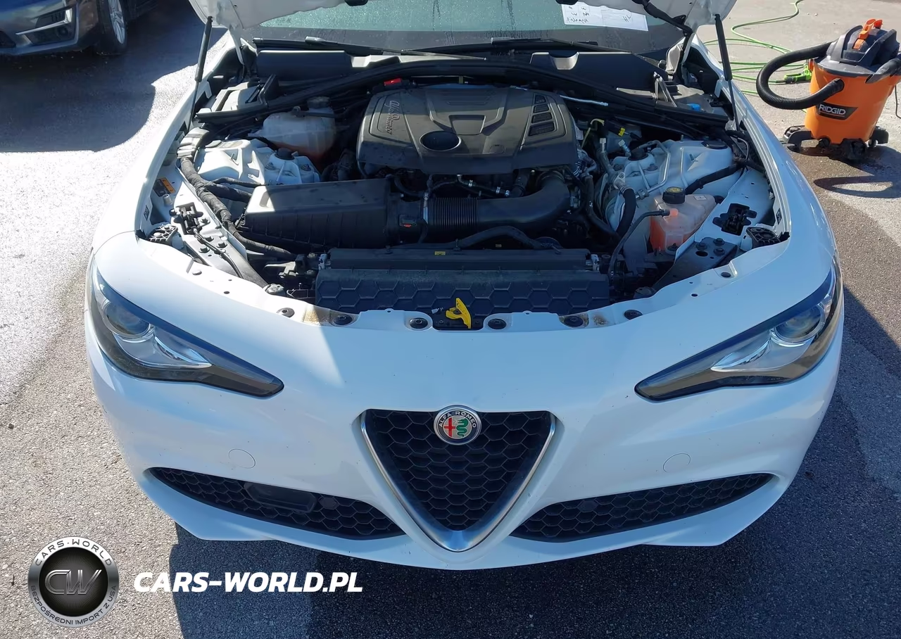2021 Alfa Romeo Giulia Ti Awd VIN:ZARFANBN8M7648573 - 10