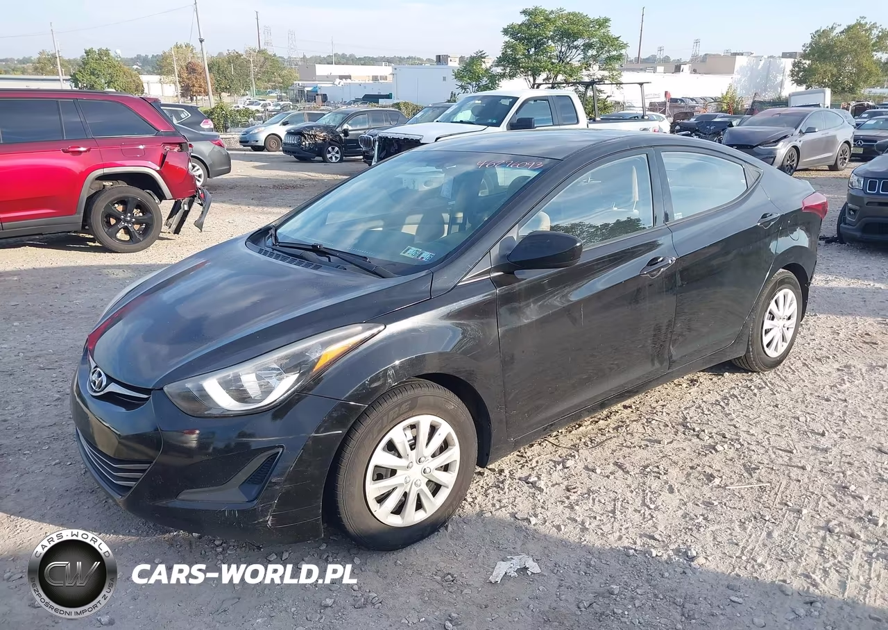 2016 Hyundai Elantra Se VIN:5NPDH4AE6GH737924 - 2